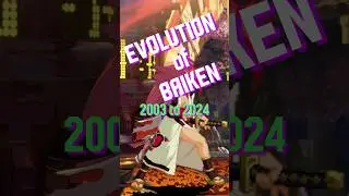 Baiken Evolution: 2003 to 2024  #GuiltyGear #Strive #guiltygearstrive #Baiken #shorts
