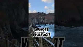 Views at Devils Hole 🌊 #jersey #devilshole #travelvlog