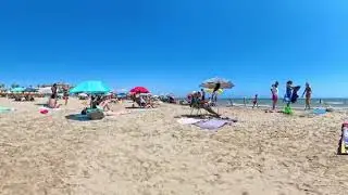 🥳 BEACH FESTIVAL: 8K 360&deg; Valencia | Dancing, Ocean, and Sand! Summer 2025 💃🕺