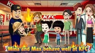 Мина и Макс хорошо себя ведут в KFC, а 10-летняя Мила плохо себя ведет, в итоге ее наказывают и а...