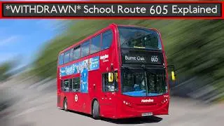 *WITHDRAWN* London Bus Route 605 Explained | Burnt Oak to Totteridge & Whetstone (TfL Bus Changes)