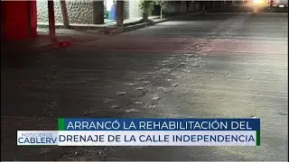 Dan el banderazo en drenaje en calle Independencia y reencarpetamiento en Centenario de El Refugio
