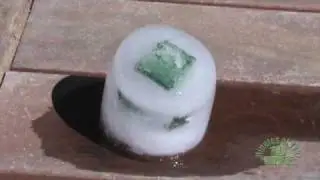 10 Minutes Of Your Life: Watching  Ice Melting with Something Inside Part: 1
