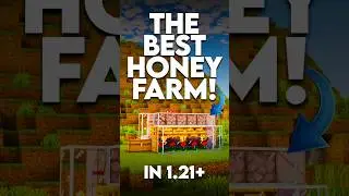 Best Honey Farm! #minecraft #shorts