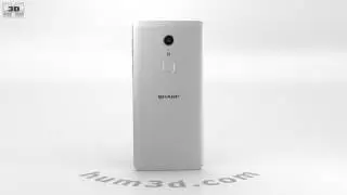 Sharp Aquos Z2 Silver 3D model by 3DModels.org