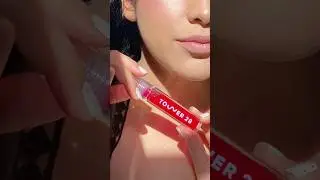 Tower 28 Jelly lips! ShineOn Lip Jelly  Shade: xoxo 🍒 #lipgloss #makeup #contentcreator