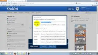 Share Quizlet Link