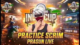 🔴 LIVE – Ultimate BR Scrims & Insane Grind For india cup esp,  FFMIC pratice 💥Road to T1 Player #e