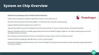 1.11 Digital Forensics for Mobile Phones - SoC