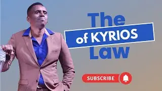 Закон Кириоса | Пастор Веллингтон Дхламини