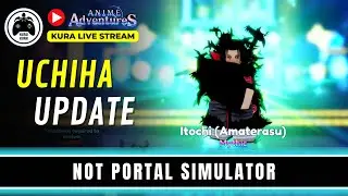 🔴LIVE!! UCHIHA UPDATE Kura Kura Gaming Anime Adventures Roblox Indonesia