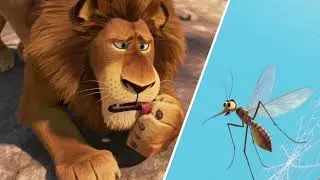 The Lion and the Mosquito 🦁🦟 | Tiny But Mighty Moral Story for Kids