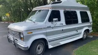 1990 Ford E-150 Turtle Top Camper Van | 351 Windsor