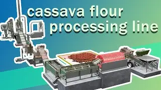 fufu flour making machine in Congo cassava flour processing machine in Africa