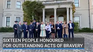 Sixteen people awarded for their outstanding acts of bravery
