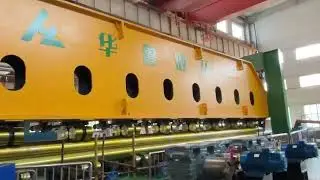 Hydraulic CNC adjustable metal plate rolling processing machine tools in shipbuilding industry
