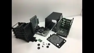 Drobo 5N NAS Network Attached Storage Look at inside inside Tear Down Take Apart NoN Not Working
