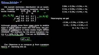 Social Mobility Markov Chain