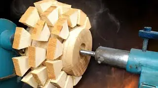 A Unique Project of Woodturning and Resin 🪵⚒