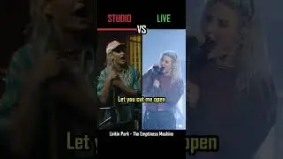 STUDIO vs LIVE: Linkin Park - The Emptiness Machine - #shorts #versus #music