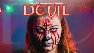 Tutorial | Bloody Devil SFX Makeup in 1 Minute!
