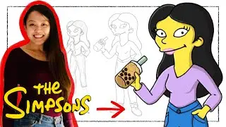 How To Draw Yourself as a SIMPSONS Character (Step-by-Step Drawing Tutorial with VoiceOver)