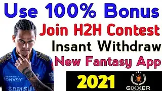 New Fantasy App 2021|Use 100 Bonus|Gamezy App se Paisa kaise kamaye|Fantasy App 2021TechnicalGovinda