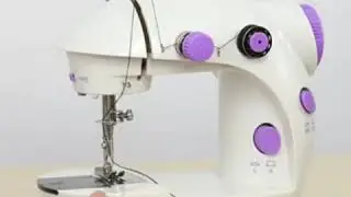 Portable Mini Sewing Machine With Double Threads And 2 Speed Control, Mesin Jahit Mini