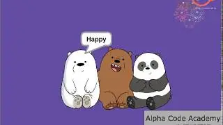 Alpha Code Academy 學生作品: 陳凱琪 (10歲) Happy New Year 2018 - Scratch常規編程班