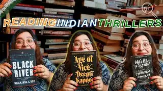 reading & ranking indian thrillers & mysteries 🇮🇳 reading vlog | Age of Vice, Black River