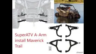 Can-Am Maverick Trail A-Arm lift with forward offset install.