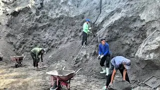 Hard Work‼️ Black sand Mining Process Without the help of Machines