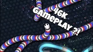 INSANE 46k+ (no zoom mod) Play!! - Slither.io