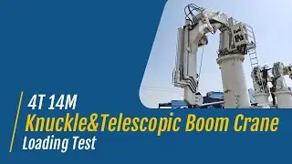 4T 14M Knuckle & Telescopic Boom Crane Loading Test