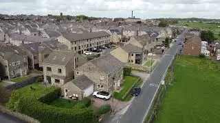 QUEENSBURY VILLAGE WESTYORKSHIRE DRONE HD