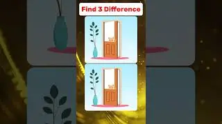 Only 20% Genius Can Find 3 Differences 🥸 #findthedifferences #quiz #iqtest