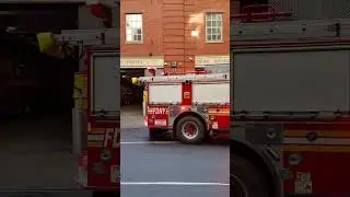 FDNY ENGINE 1 Fast Parking NYC #shorts #fdny #firetrucks #firefighters #nyc