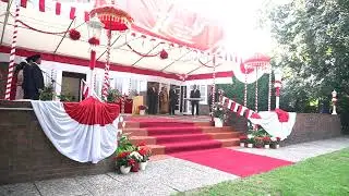 PERSIAPAN UPACARA HUT KE-77 KEMERDEKAAN RI DI KJRI HAMBURG