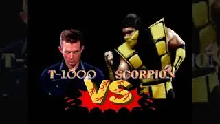 Mortal Kombat Remix MK1 T-1000 vs SCORPION | No Talking / No Commentary Gameplay 1080p60 HD