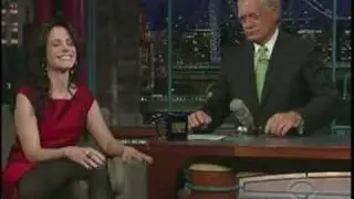 Letterman closes his show with Mary-Louise Parker