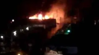 Ladysmith Marine Boat Storage Fire Jan 6 2011