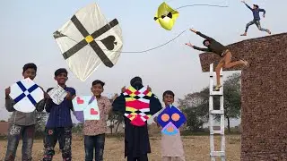 New Trick Kite Caught & Kite Fly With Cutting | Challenge