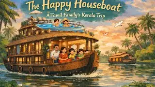 The Happy Houseboat | A Tamil Family&rsquo;s Kerala Trip | ASMR | Ghibli Trip