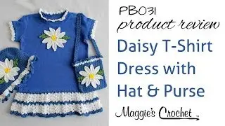 Daisy T Shirt Dress With Hat and Purse Product Review PB031