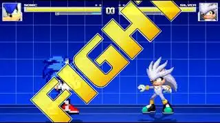 Sonic Vs Silver (for @victoriaortiz7639)