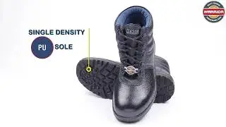 Warrior 98-02-SSBA High Ankle Length Safety Shoes for Men