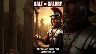 Why Ancient Rome Paid Soldiers in Salt 🧂 #history