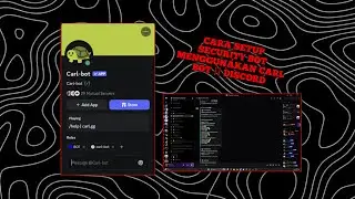 cara setup bot security menggunakan Carl-bot di server Discord.