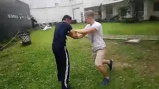 Maestro Bong Abenir's  knife snatching drill for beginners.