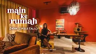 Apartemen Dinding Merah dengan Koleksi Barang Vintage | Main ke Rumah Zara (SKELETALE)